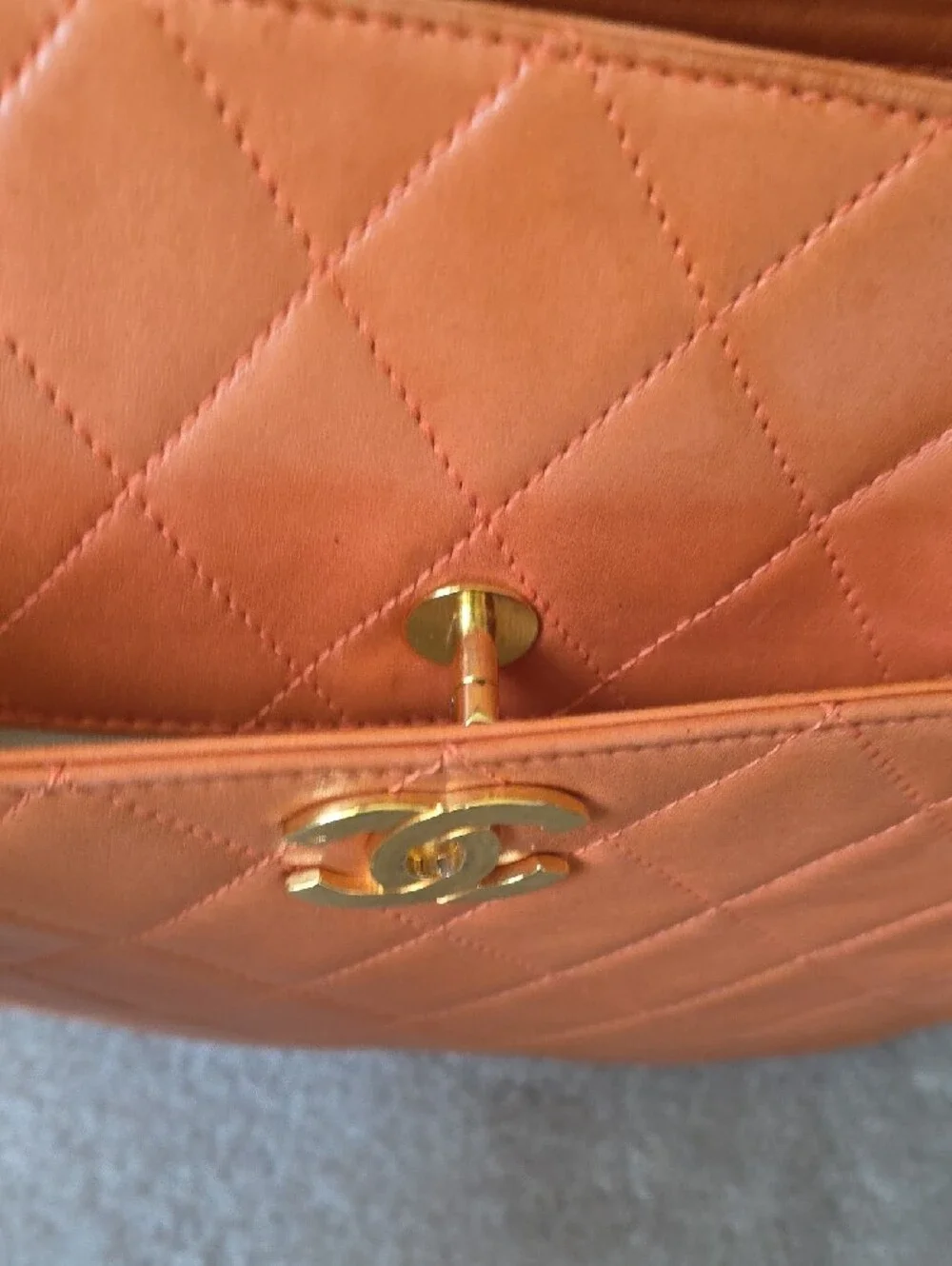 CHANEL Quilted Timeless Leather CC Turnlock Tote